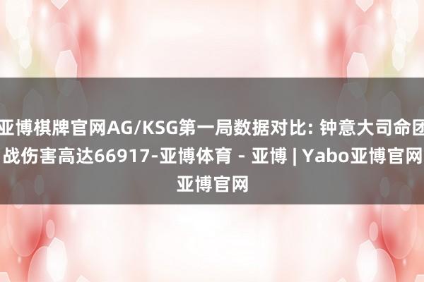 亚博棋牌官网AG/KSG第一局数据对比: 钟意大司命团战伤害高达66917-亚博体育 - 亚博 | Yabo亚博官网