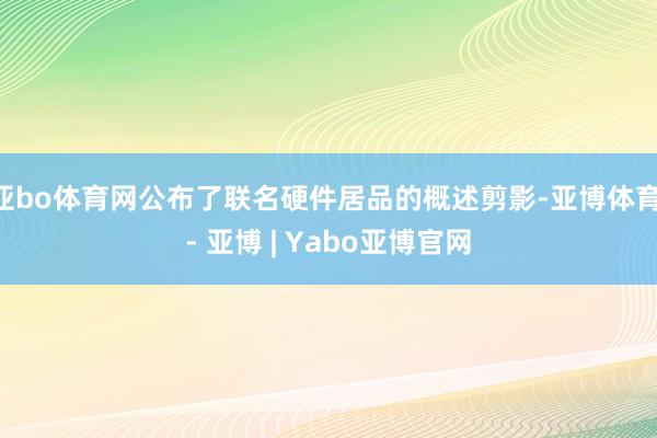 亚bo体育网公布了联名硬件居品的概述剪影-亚博体育 - 亚博 | Yabo亚博官网